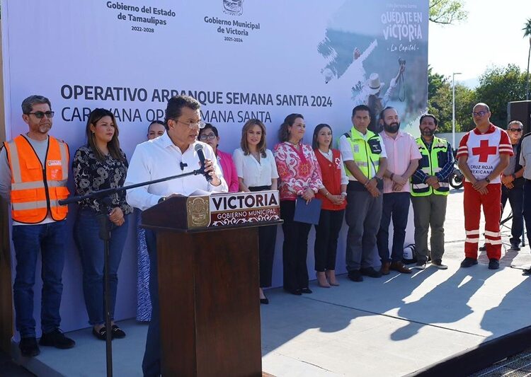 Ponen en marcha operativo Semana Santa 2024 en Ciudad Victoria