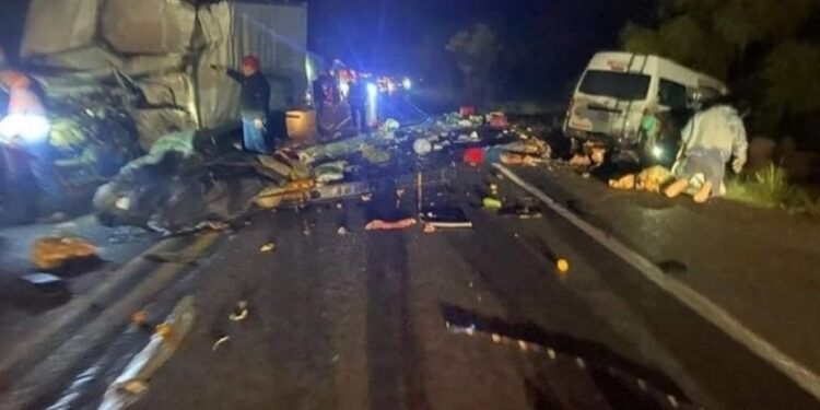 Carreterazo en Tamaulipas: nueve muertos y dos heridos