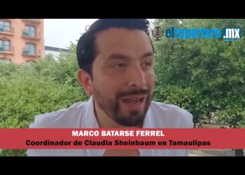 Marco Batarse Ferrel, anunció la visita de Claudia Sheinbaum a Reynosa