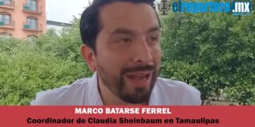Marco Batarse Ferrel, anunció la visita de Claudia Sheinbaum a Reynosa