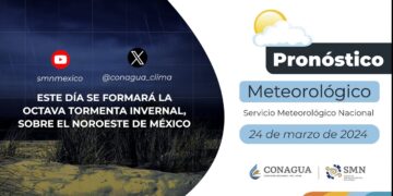 #PronósticodelTiempo para hoy Domingo 24 de marzo de 2024
