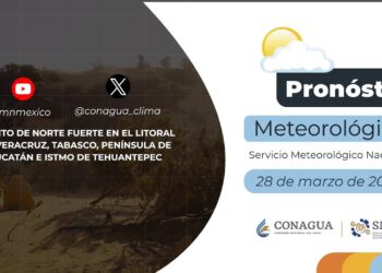 #PronósticodelTiempo para hoy Jueves 28 de marzo de 2024