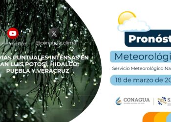 #PronósticodelTiempo para hoy Lunes 18 de marzo de 2024