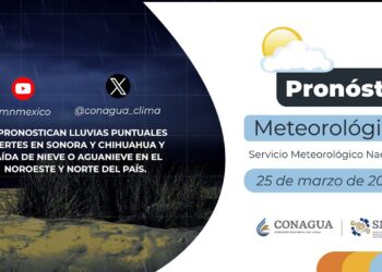 #PronósticodelTiempo para hoy Lunes 25 de marzo de 2024