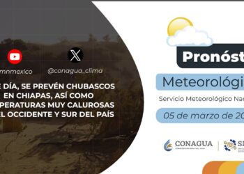 #PronósticodelTiempo para hoy Martes 05 de marzo de 2024