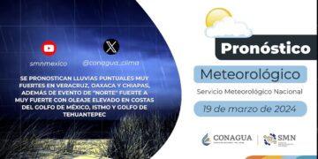 #PronósticodelTiempo para hoy Martes 19 de marzo de 2024