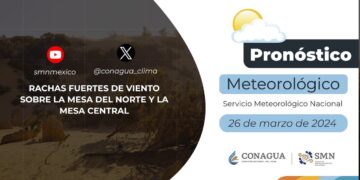 #PronósticodelTiempo para hoy Martes 26 de marzo de 2024