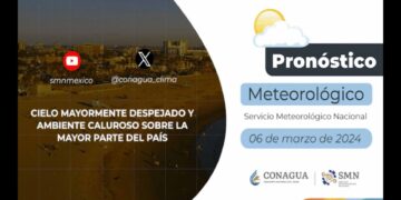 #PronósticodelTiempo para hoy Miércoles 06 de marzo de 2024