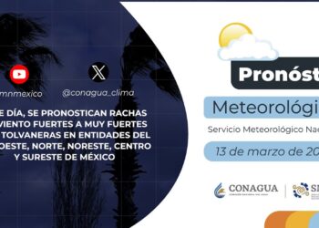 #PronósticodelTiempo para hoy Miércoles 13 de marzo de 2024