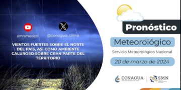 #PronósticodelTiempo para hoy Miércoles 20 de marzo de 2024
