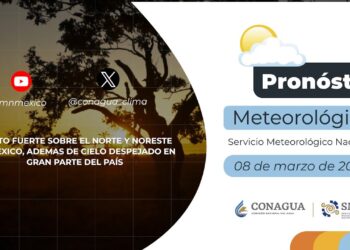 #PronósticodelTiempo para hoy Viernes 08 de marzo de 2024