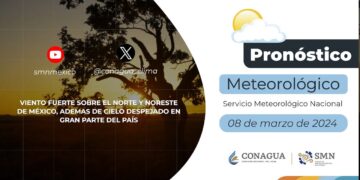 #PronósticodelTiempo para hoy Viernes 08 de marzo de 2024