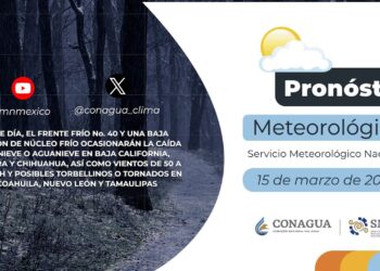 #PronósticodelTiempo para hoy Viernes 15 de marzo de 2024
