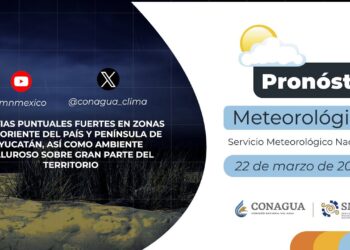 #PronósticodelTiempo para hoy Viernes 22 de marzo de 2024