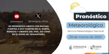 #PronósticodelTiempo para hoy Viernes 29 de marzo de 2024