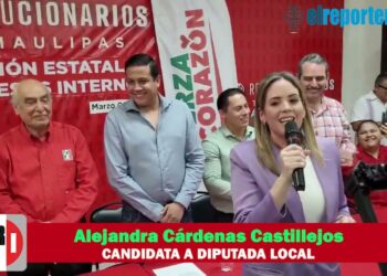 Registro de Alejandra Cárdenas, como precandidata a Diputada Local por Ciudad Victoria por el PRI