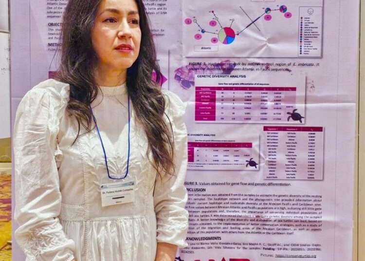 Investigadora de la UAT presenta en Tailandia estudio genético de las tortugas carey