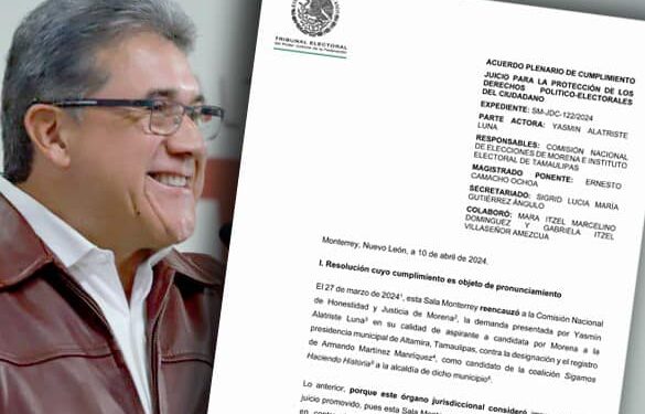 Armando Martínez Manríquez fue ratificado como candidato de MORENA