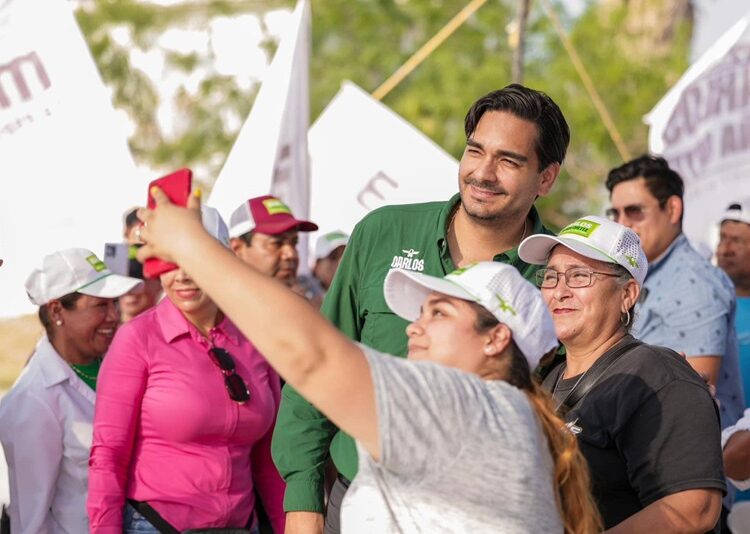 Apoyo Masivo Respaldando la Reelección de Carlos Peña Ortiz en Colonias Riberas de Rancho Grande