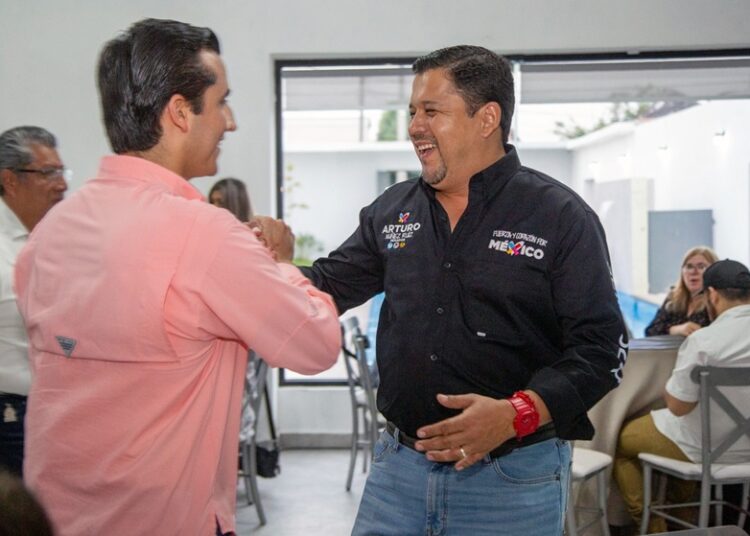 Arturo Núñez trabajará por Tamaulipas de la mano con la futura Presidenta de México, Xóchitl Gálvez