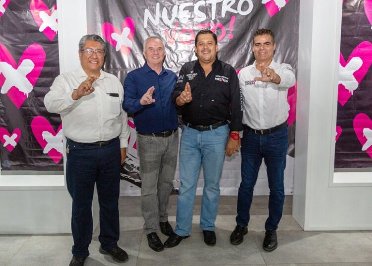 Arturo Núñez trabajará por Tamaulipas de la mano con la futura Presidenta de México, Xóchitl Gálvez