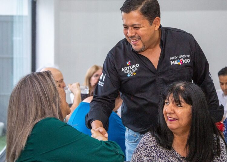 Arturo Núñez trabajará por Tamaulipas de la mano con la futura Presidenta de México, Xóchitl Gálvez