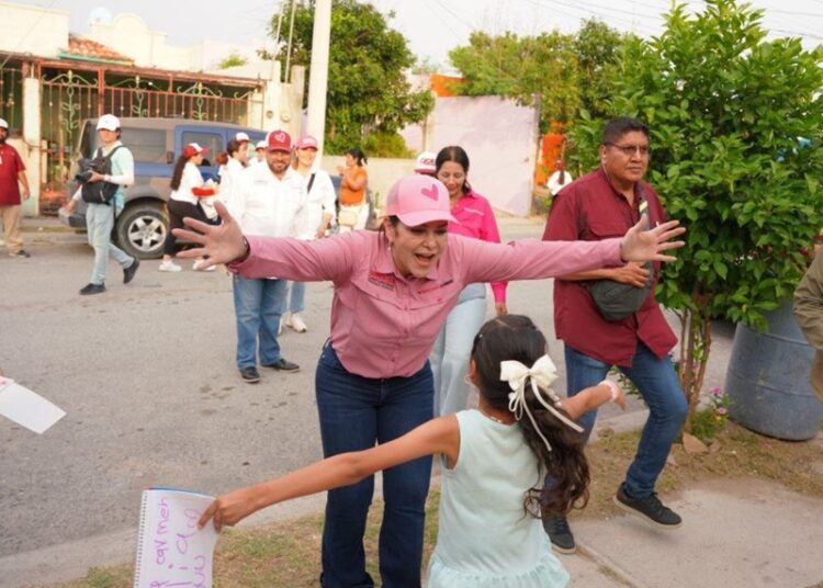 Asegura candidata Carmen Lilia más prosperidad para la niñez de NLD