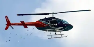 Cayó helicóptero en CDMX; 3 personas murieron