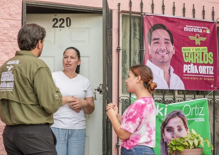 Carlos Peña Ortiz y Maki Ortiz fortalecen su vínculo con los vecinos de la Colonia Villas de Imaq