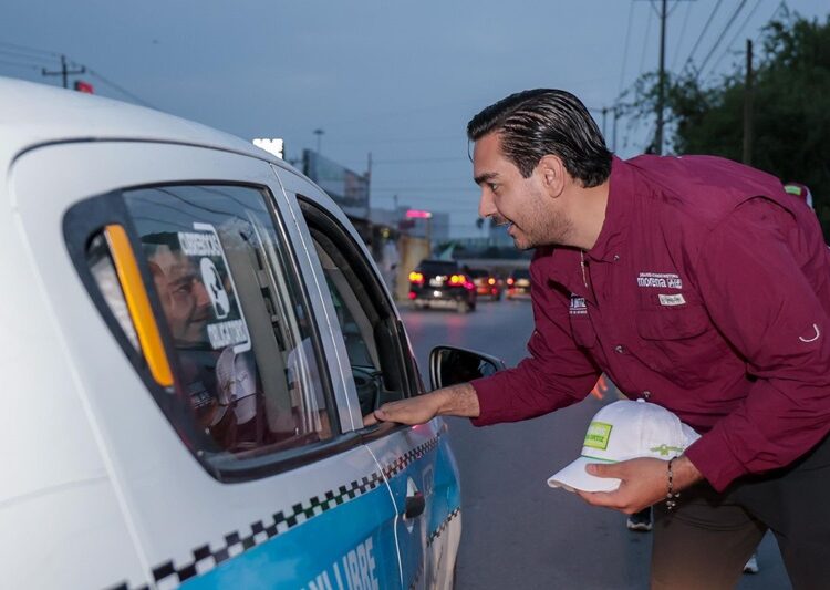 Carlos Peña arranca muy temprano cuarto día de campaña