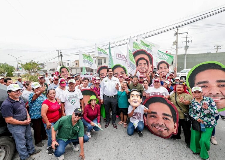 Ciudadanos respaldan programas y proyectos de Carlos Peña Ortiz