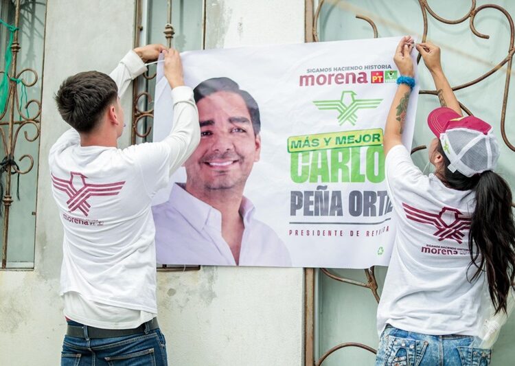 Ciudadanos respaldan programas y proyectos de Carlos Peña Ortiz