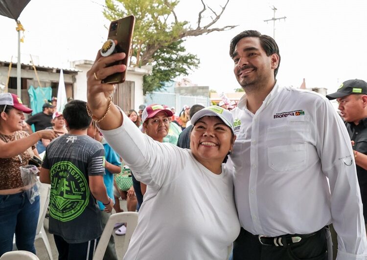 Ciudadanos respaldan programas y proyectos de Carlos Peña Ortiz