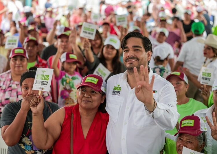 Ciudadanos respaldan programas y proyectos de Carlos Peña Ortiz