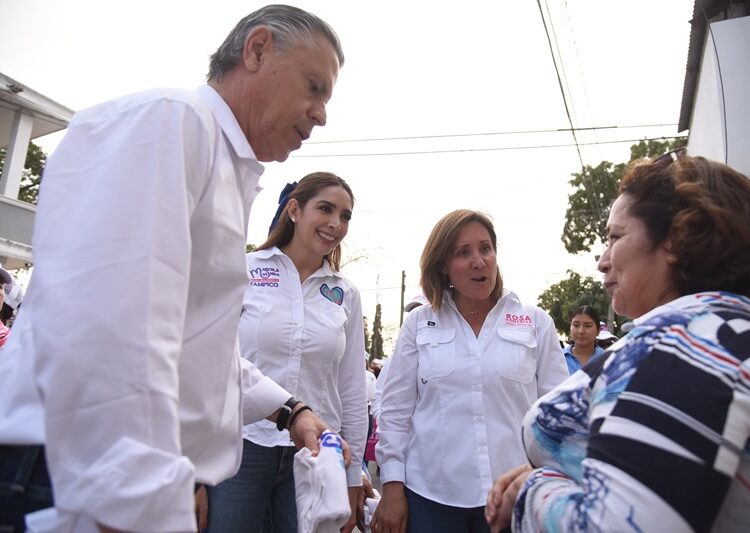 Colonia Del Bosque se pronuncia por la continuidad con Rosa González, Chucho Nader y Marcela Unda
