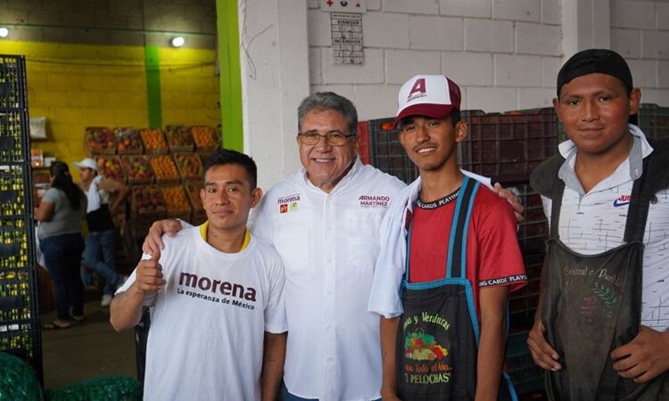 Comerciantes de la Central de Abastos respaldan proyecto de AMM