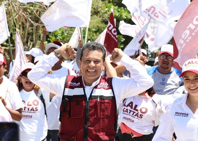 Crece ola guinda en Victoria y fortalece a Lalo Gattás