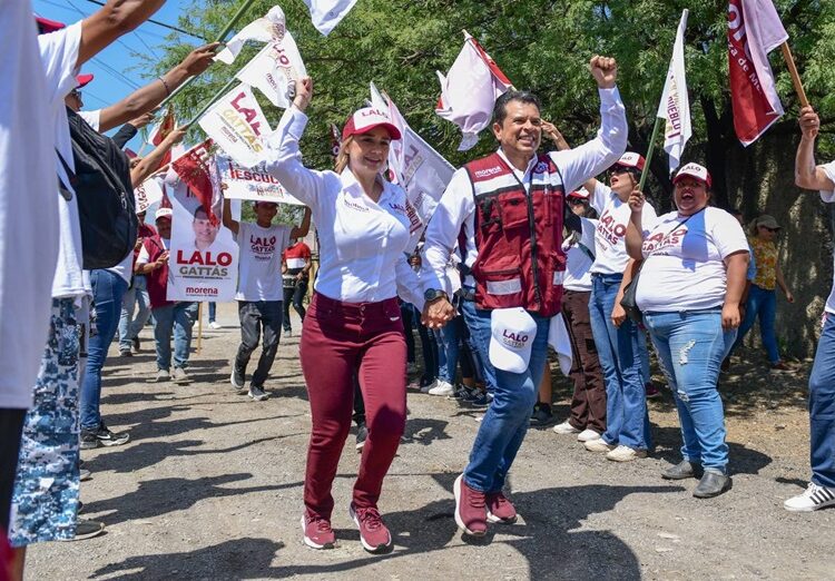 Crece ola guinda en Victoria y fortalece a Lalo Gattás