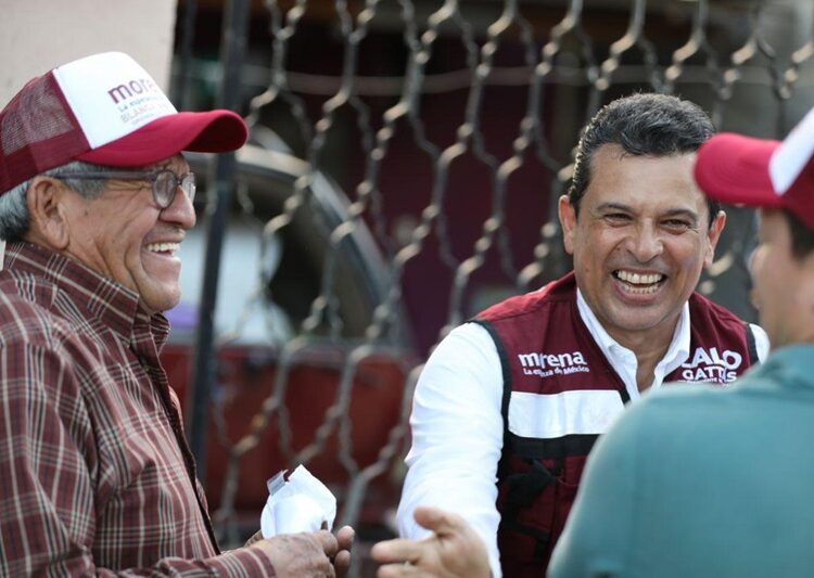 Crece ola guinda en Victoria y fortalece a Lalo Gattás