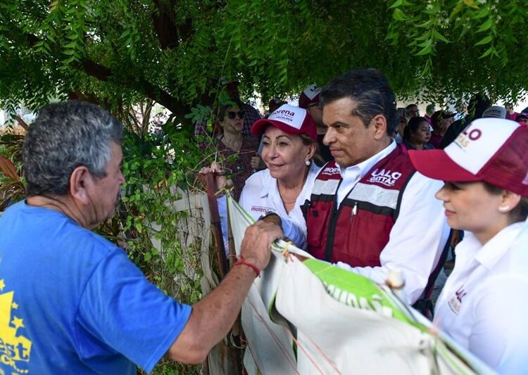 Crece ola guinda en Victoria y fortalece a Lalo Gattás