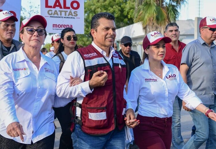 Crece ola guinda en Victoria y fortalece a Lalo Gattás