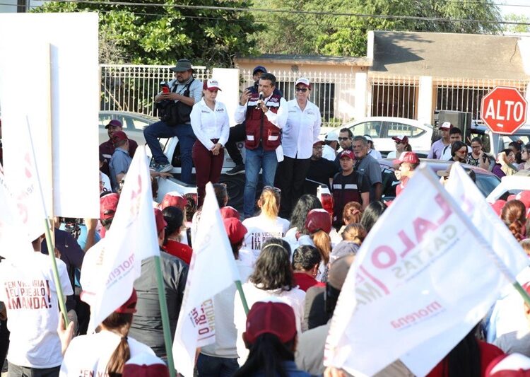 Crece ola guinda en Victoria y fortalece a Lalo Gattás