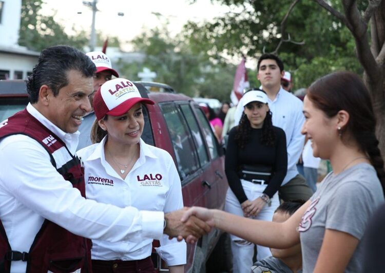 Crece ola guinda en Victoria y fortalece a Lalo Gattás