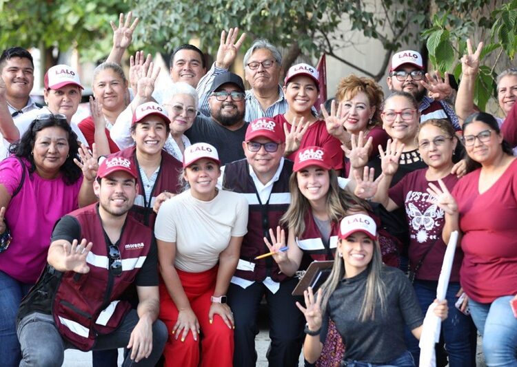 Crece ola guinda en Victoria y fortalece a Lalo Gattás