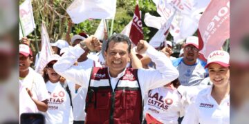 Crece ola guinda en Victoria y fortalece a Lalo Gattás