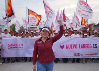 Domina Carmen Lilia Canturosas preferencias electorales en primera semana de campaña