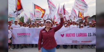 Domina Carmen Lilia Canturosas preferencias electorales en primera semana de campaña