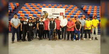 El rector de la UAT inaugura curso de adiestramiento canino K-9