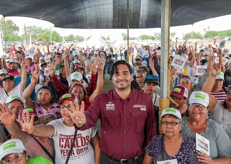 Fiesta de apoyo para Carlos Peña Ortiz en Colonia Beatriz Anaya