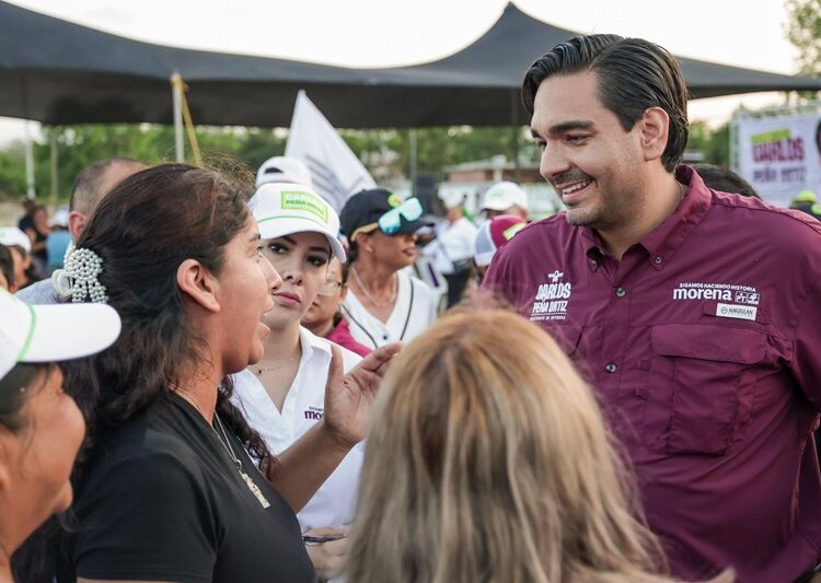 Fiesta de apoyo para Carlos Peña Ortiz en Colonia Beatriz Anaya